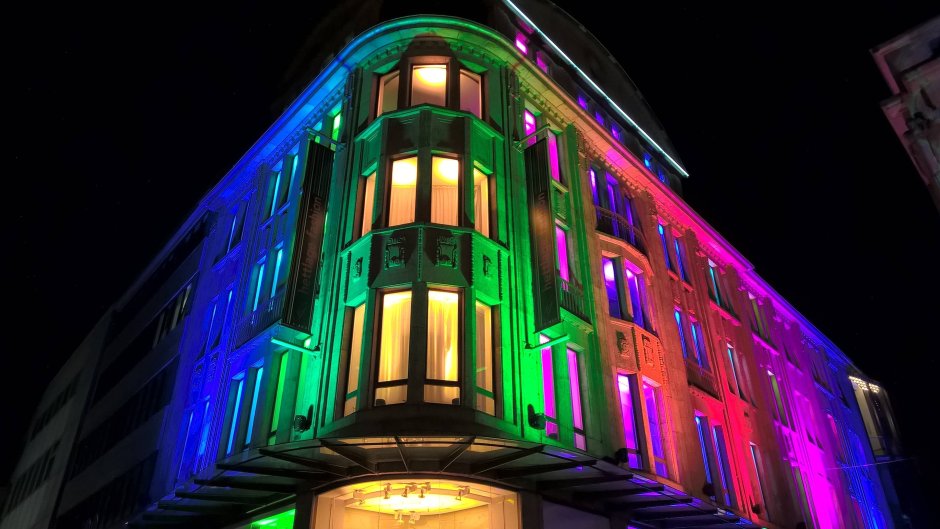 Подсветка фасада Симферополь Зои Жильцовой