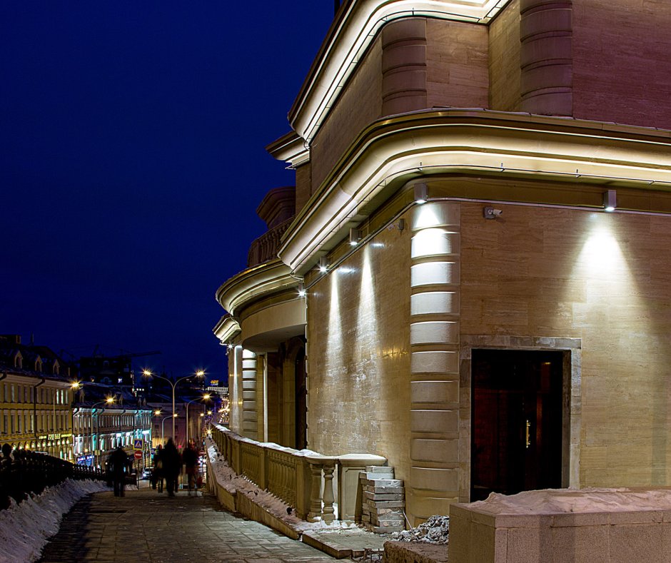 Архитектурное освещение фасадов