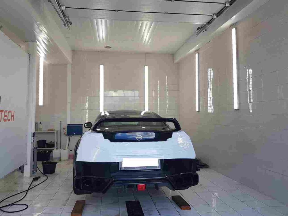 Освещение автомойки