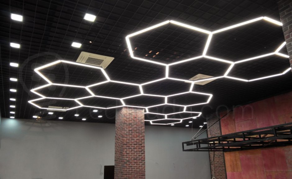 Подсветка в виде сот