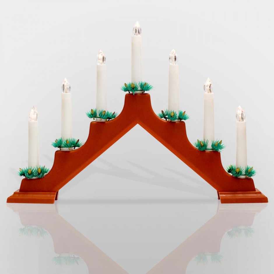 Star trading Рождественская горка Adam 7 свечек Red 280-85