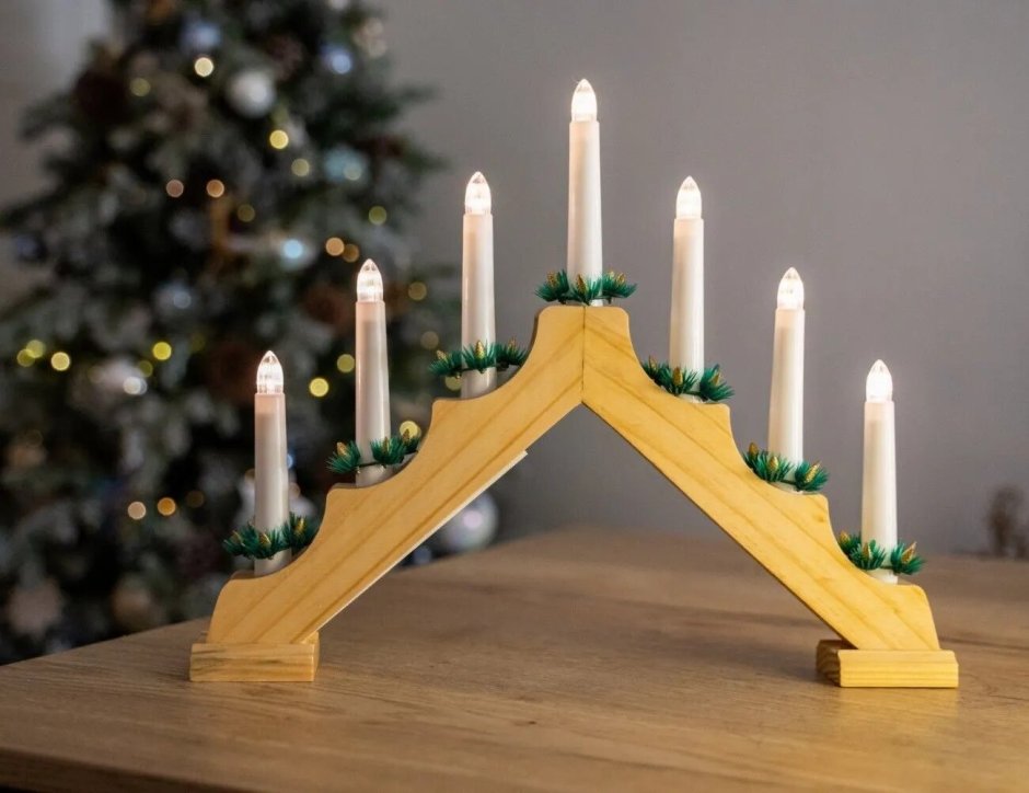 Рождественская горка светильник в машину