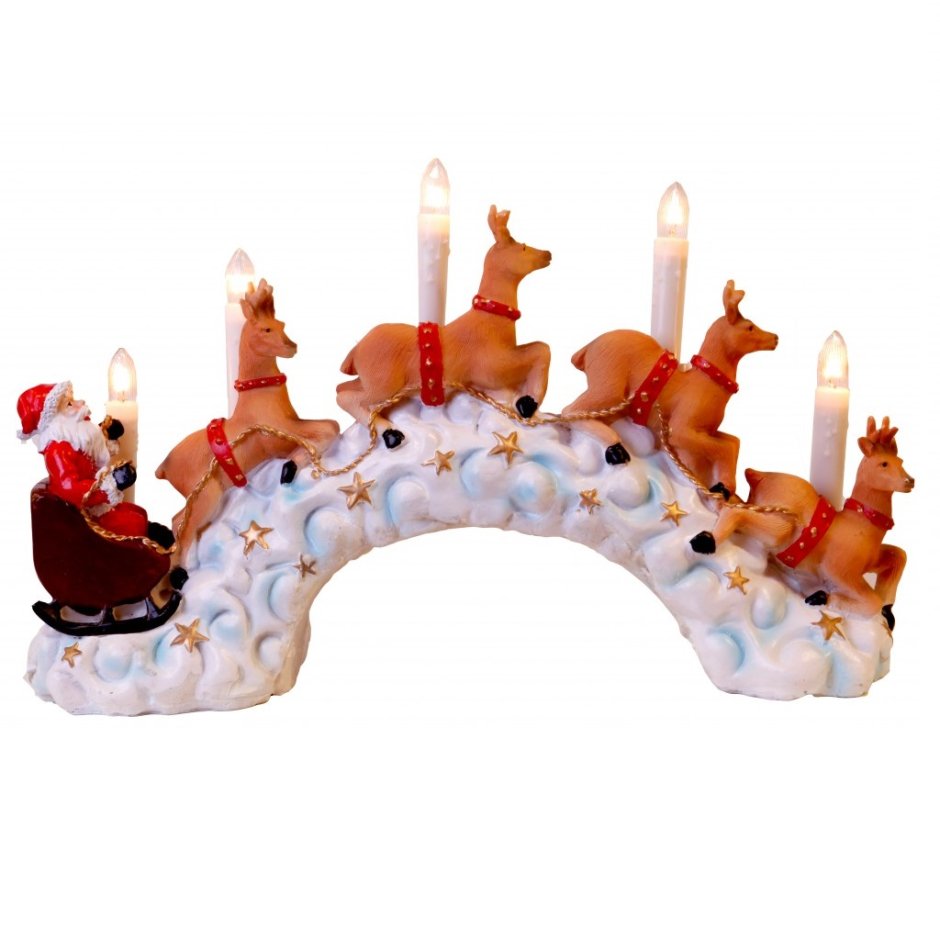 Новогодние светильники на подоконник