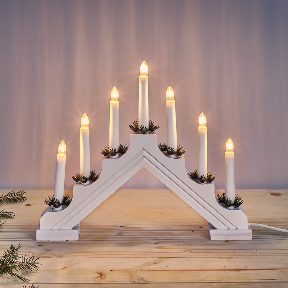 Семисвечник Рождественский икеа