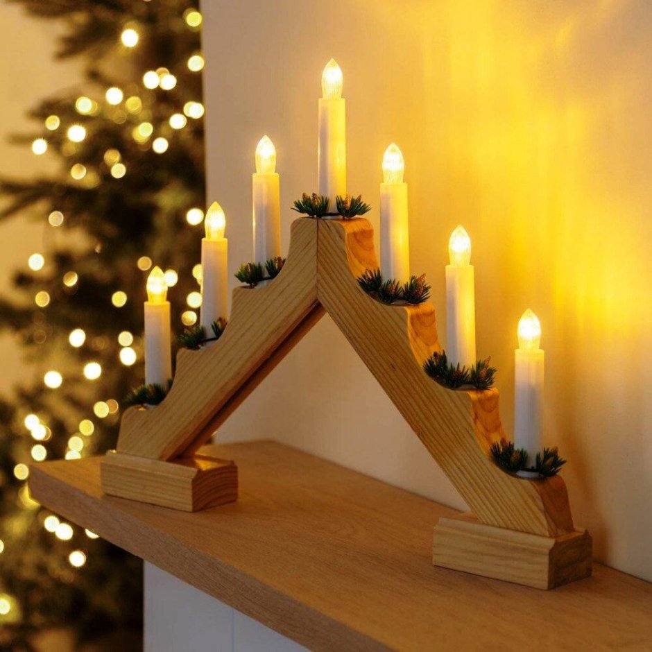 Финская Рождественская горка светильник