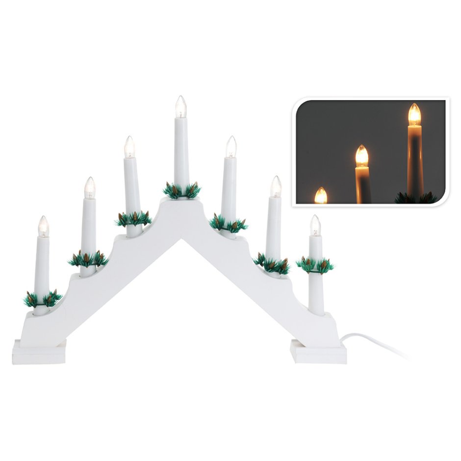 Рождественский семисвечник горка