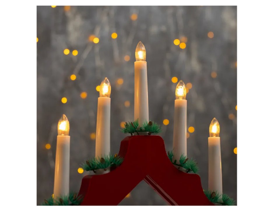 Рождественский семисвечник горка