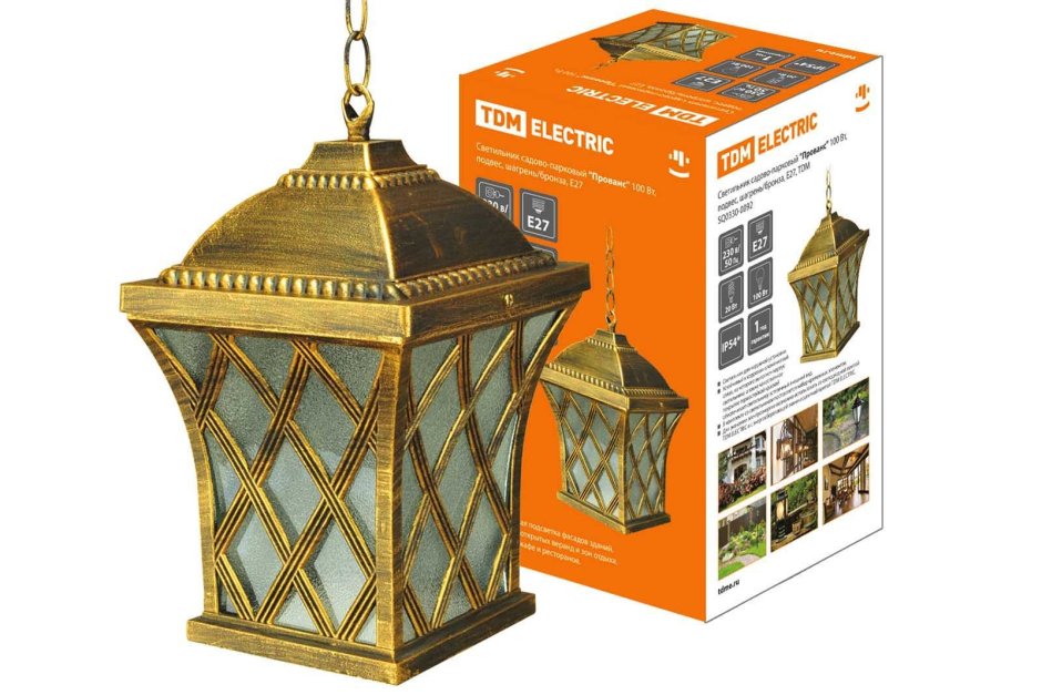 TDM ЕLECTRIC светильник садово-парковый Прованс sq0330-0092