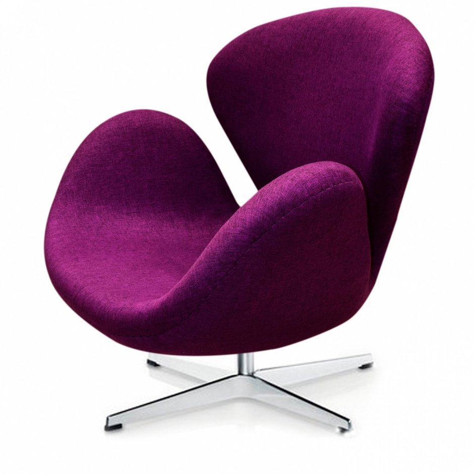 Кресло Swan Chair фиолетовый