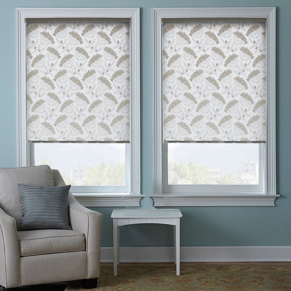 Рулонные шторы блюз Амиго