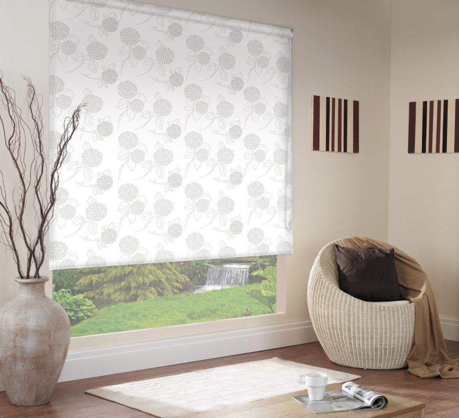 Рулонные шторы Эскар гортензия