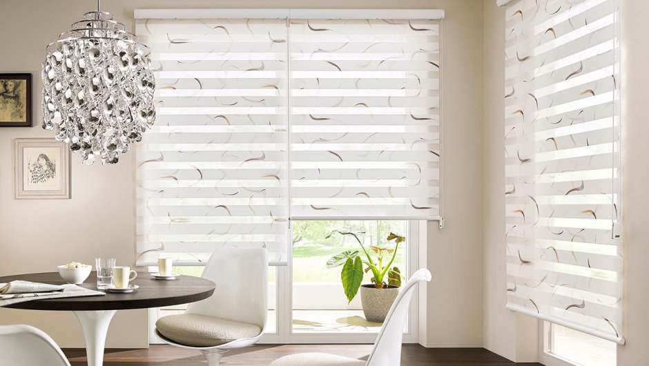 Штора рулонная день-ночь 100x175