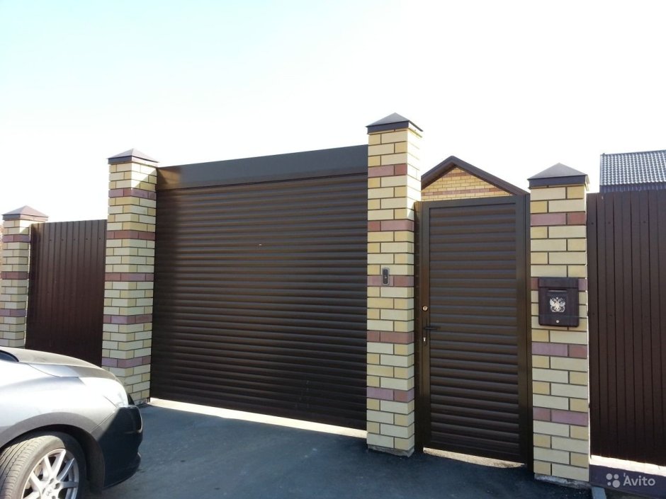 Рольворота Алютех калитка