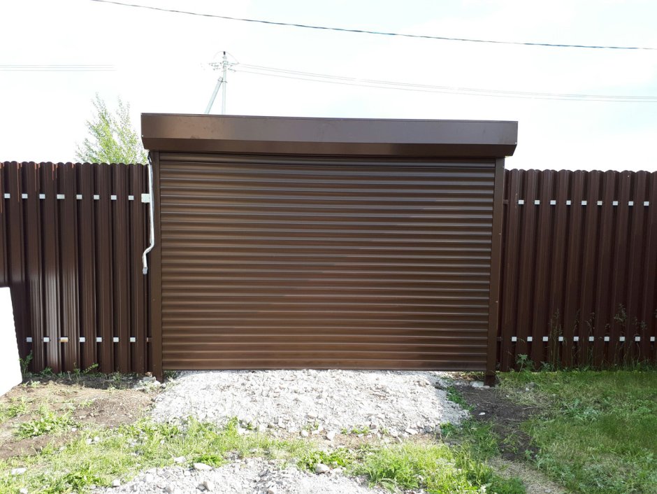 Рулонные ворота для забора