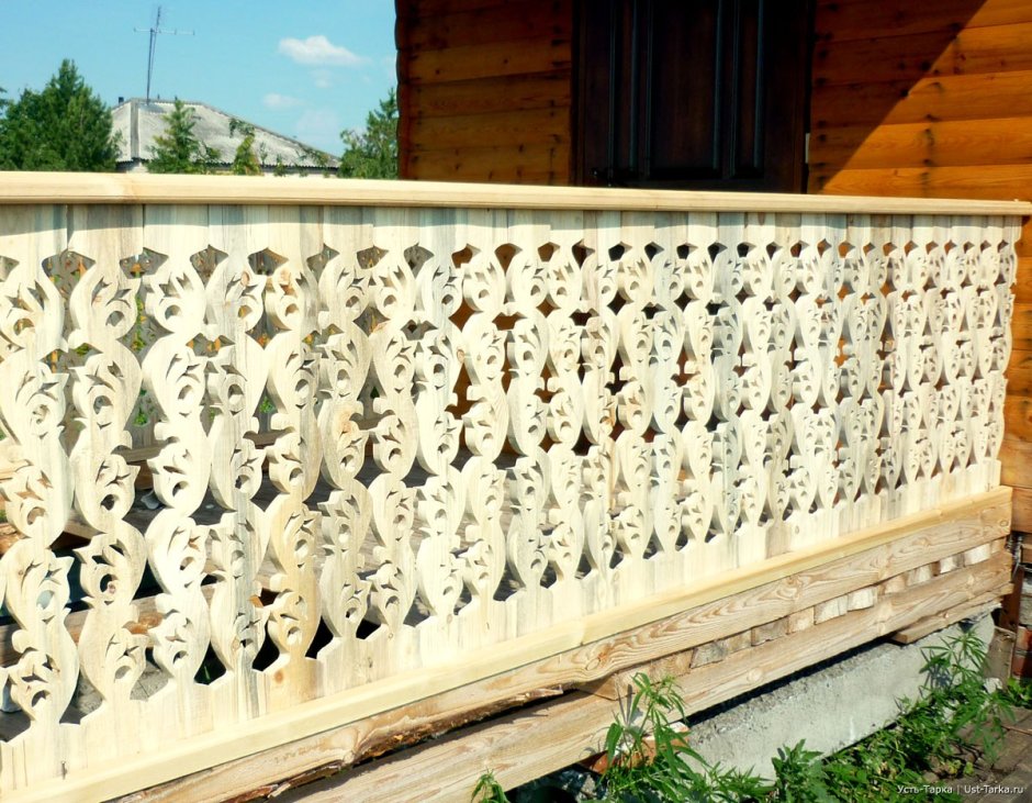 Резные балясины плоские