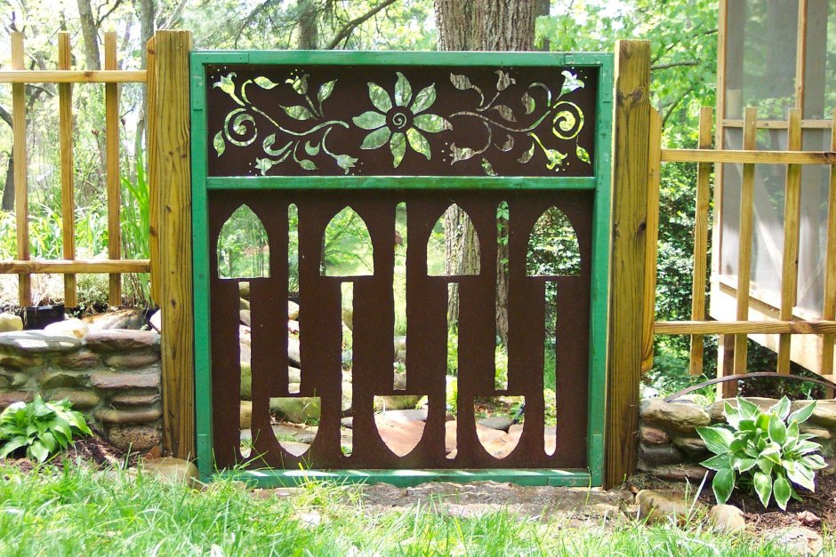 Резная калитка
