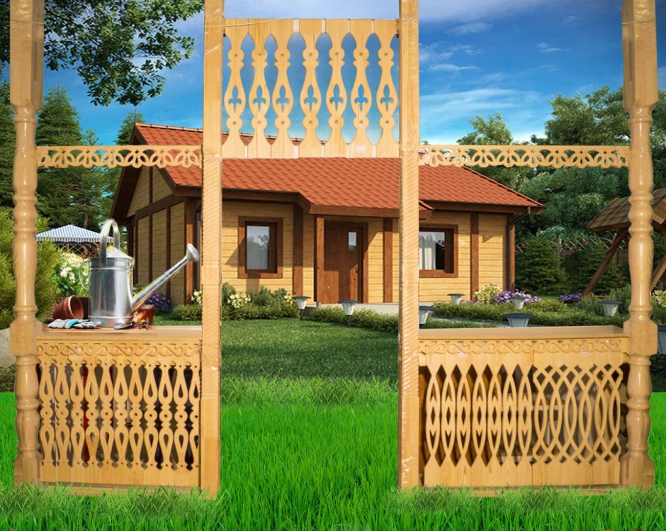 Плоские балясины