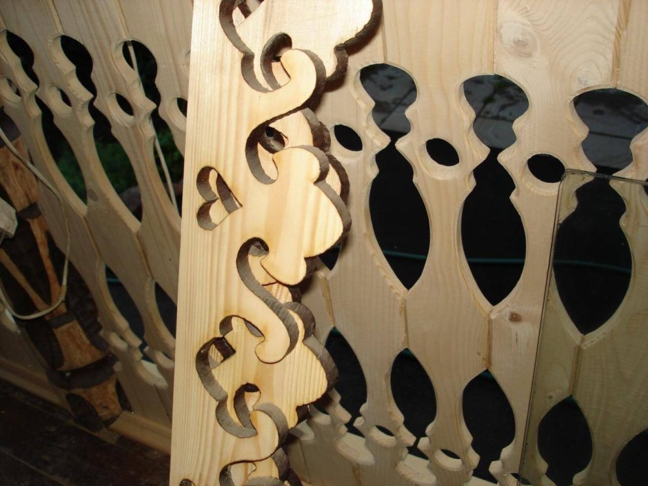 Прорезная резьба балюстрада