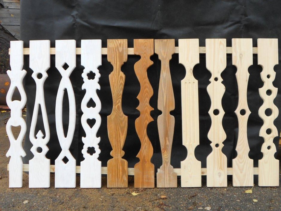 Прорезная резьба балюстрада