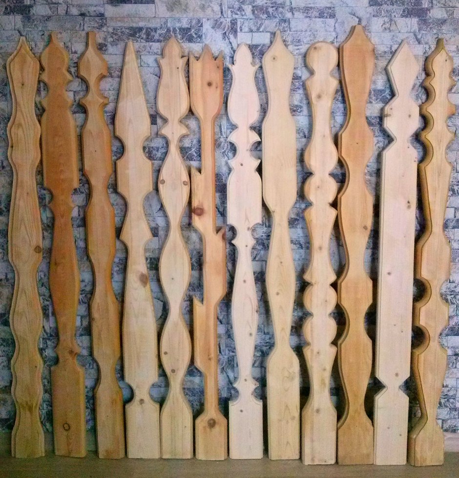 Резной штакетник из дерева