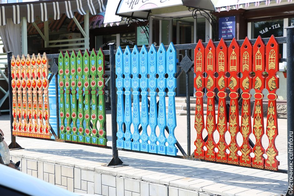 Вологда арт-объект резной Палисад
