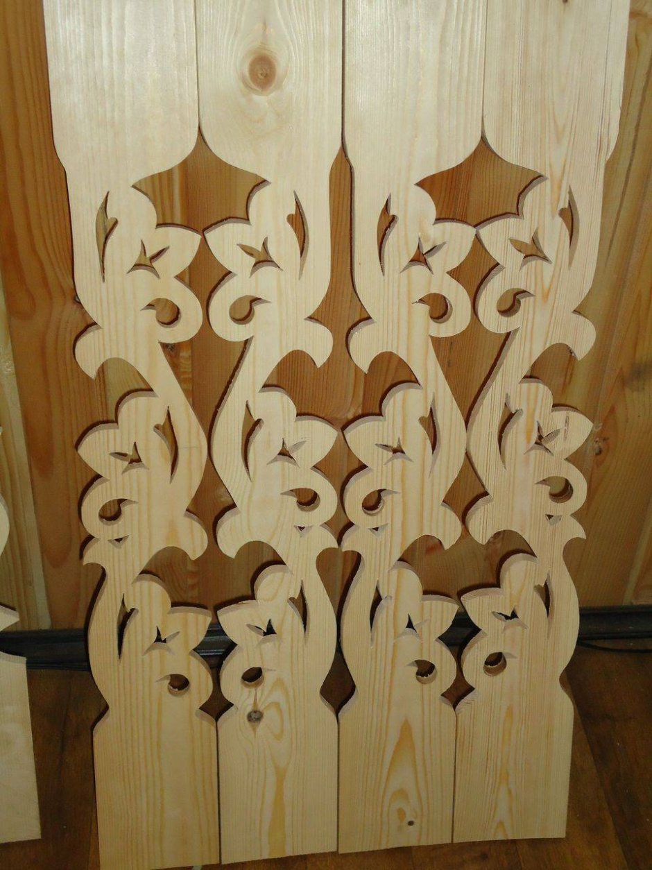 Прорезная резьба балясины