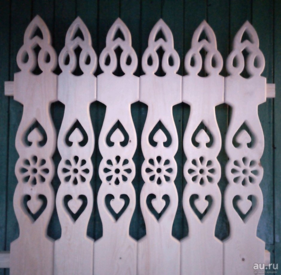 Штакетник резной деревянный