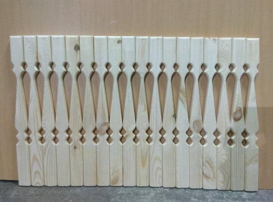Резной штакетник из дерева
