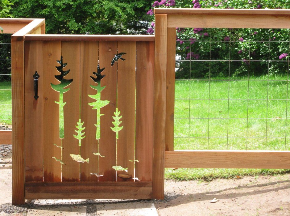 Калитка из дерева