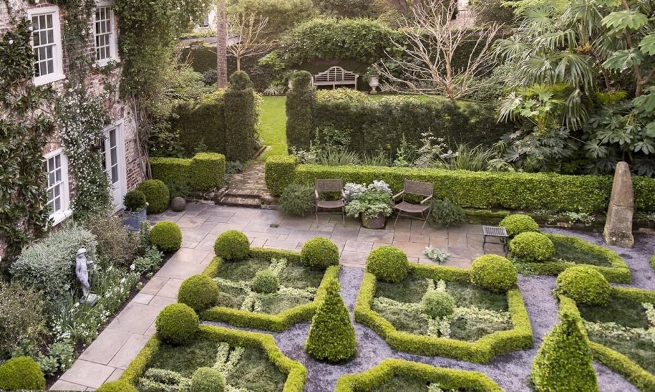 Французский сад кружевные партеры