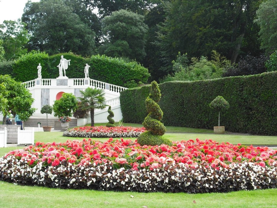 Розарий в регулярном стиле