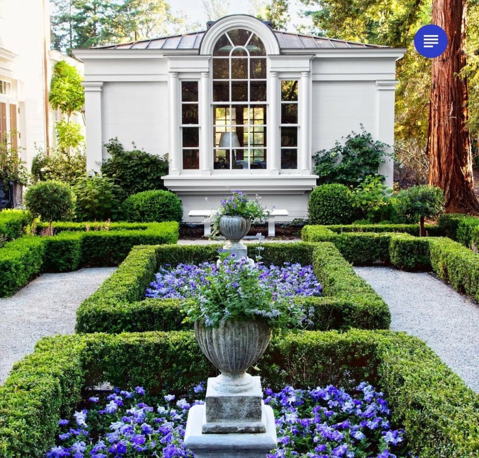 Регулярный сад классика Франция