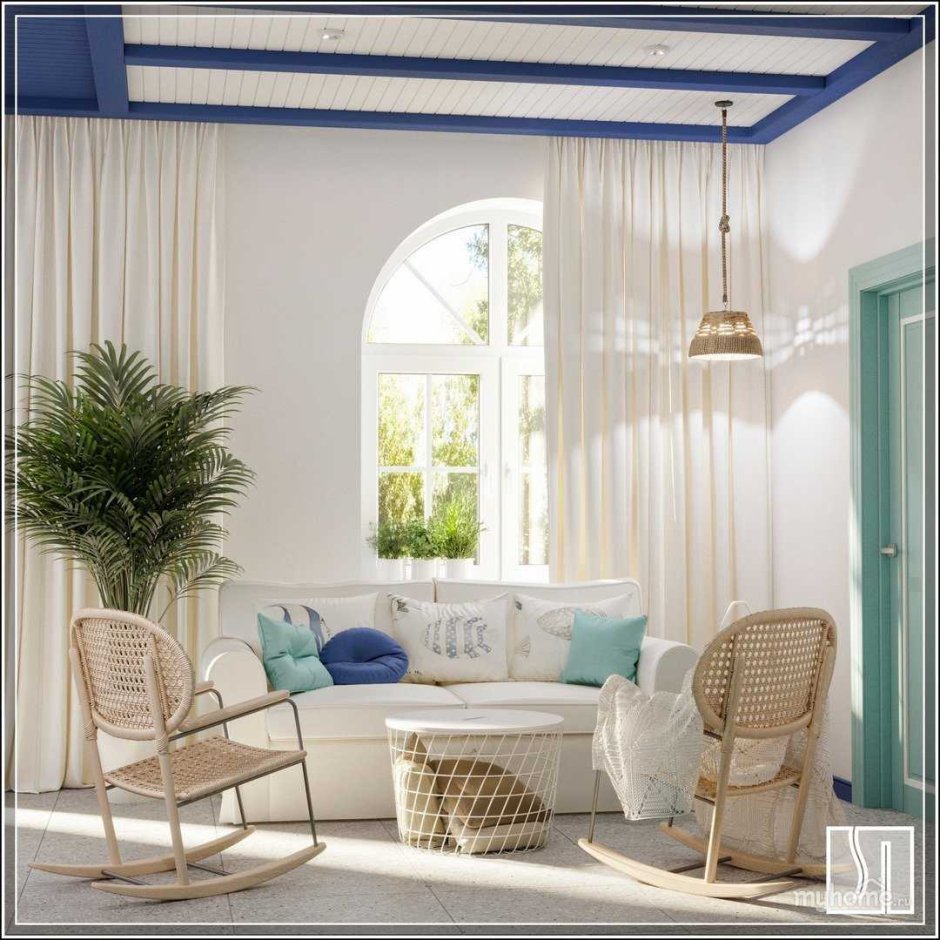 Средиземноморский греческий интерьер