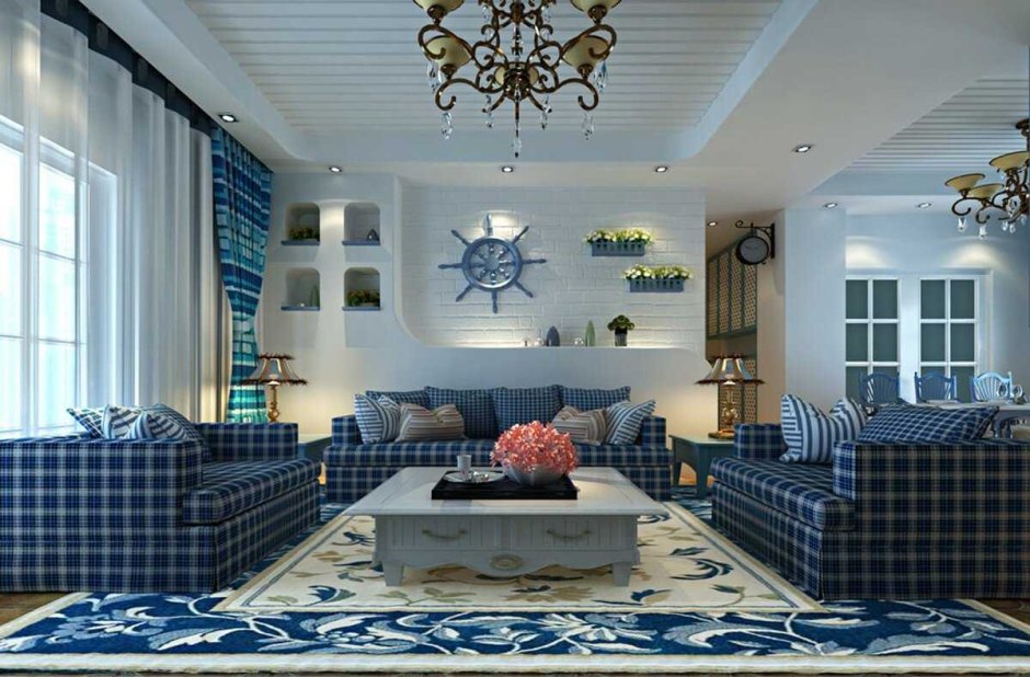 Среднеземноморский стиль интерьер