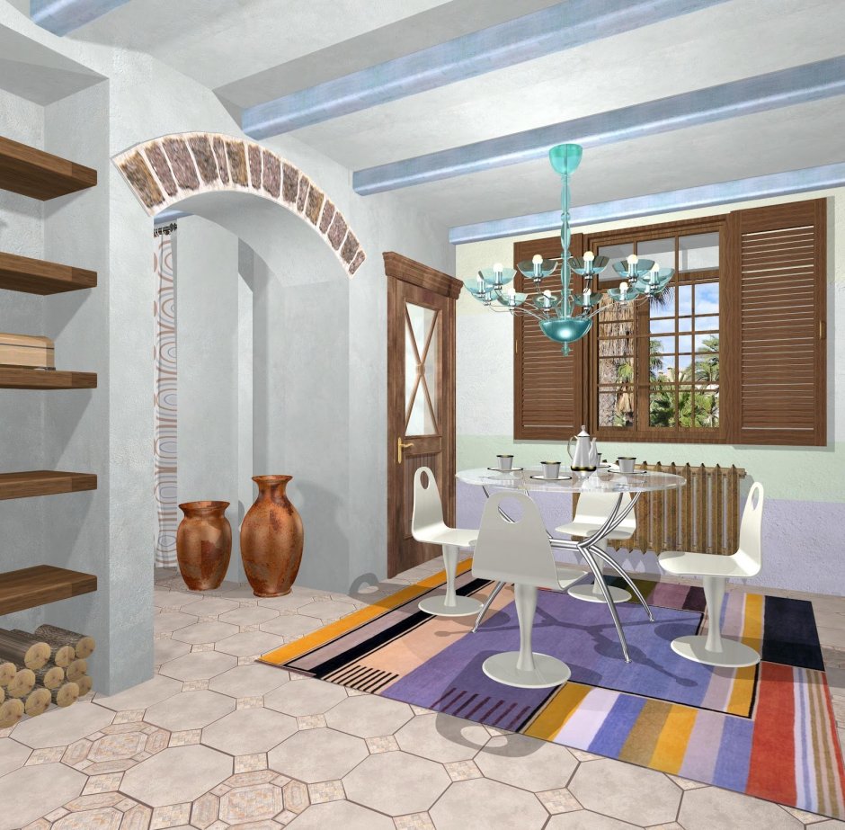 Греческий стиль в интерьере квартиры