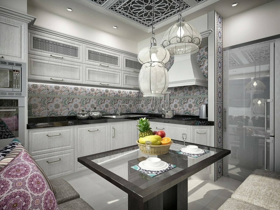 Марокканский стиль в интерьере кухни