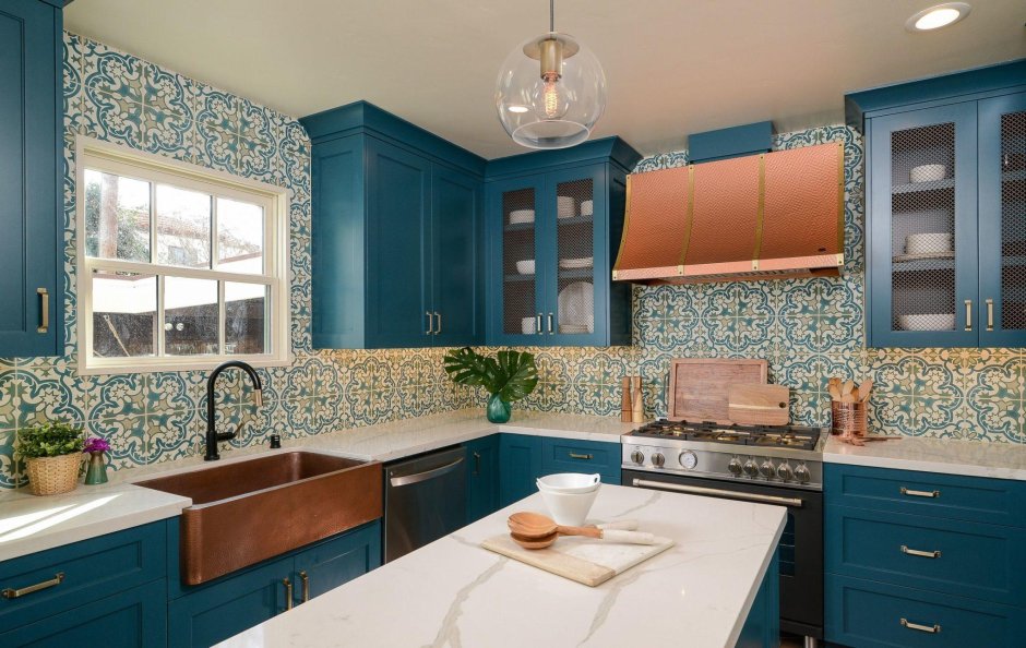 Кухня икеа в средиземноморском стиле