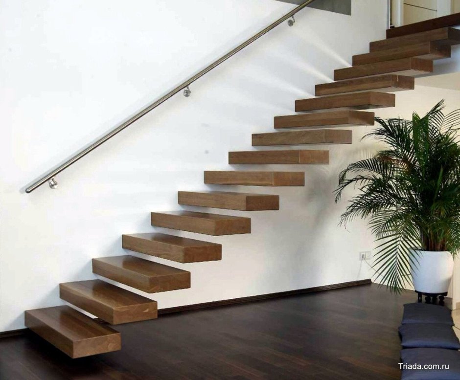 Консольная лестницана фальцах