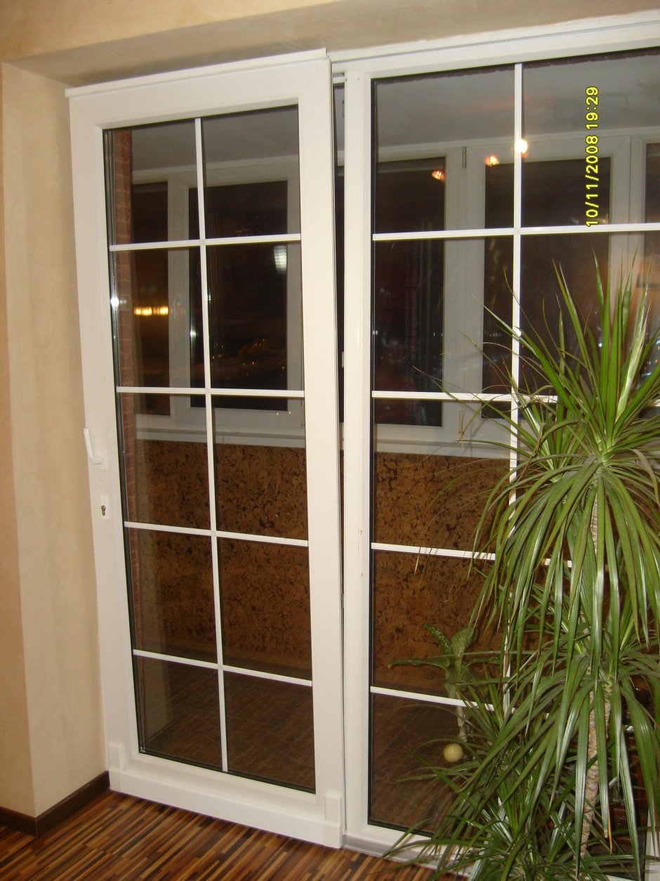 Французские двери на балкон