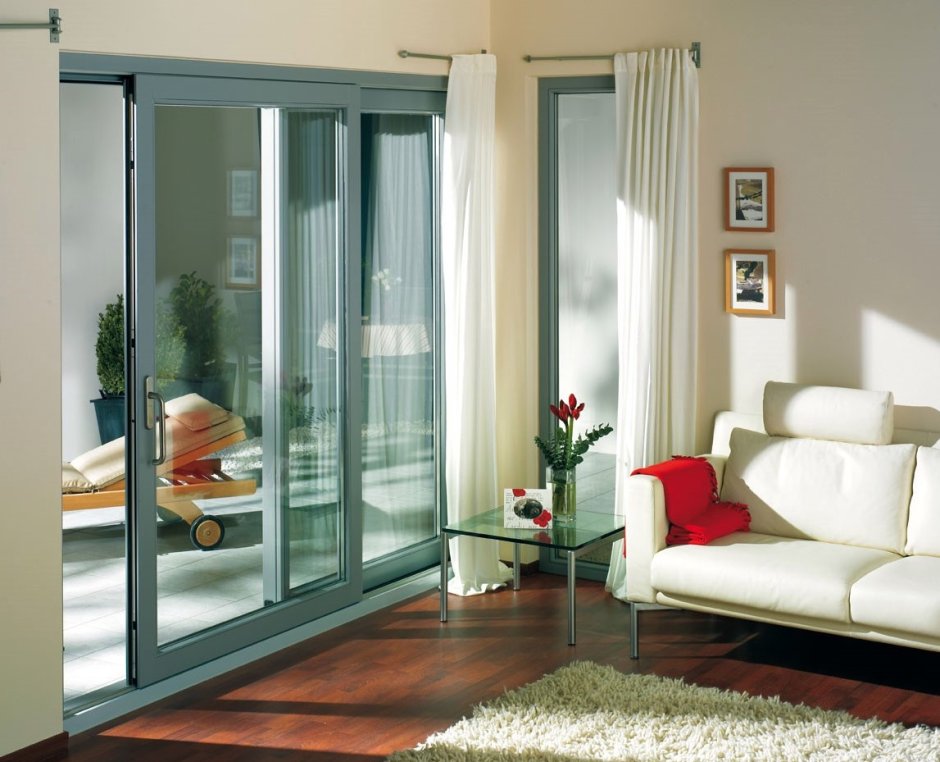 Окна Рехау раздвижные перегородки