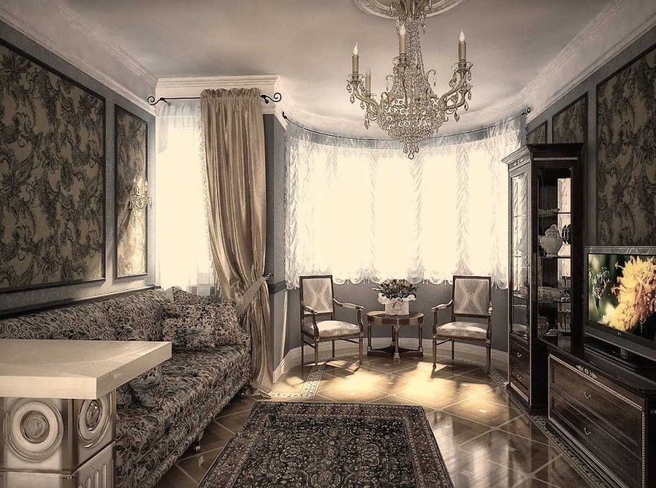 Классический интерьер квартиры