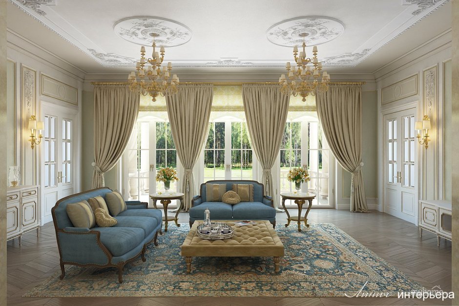 Стиль классика в интерьере