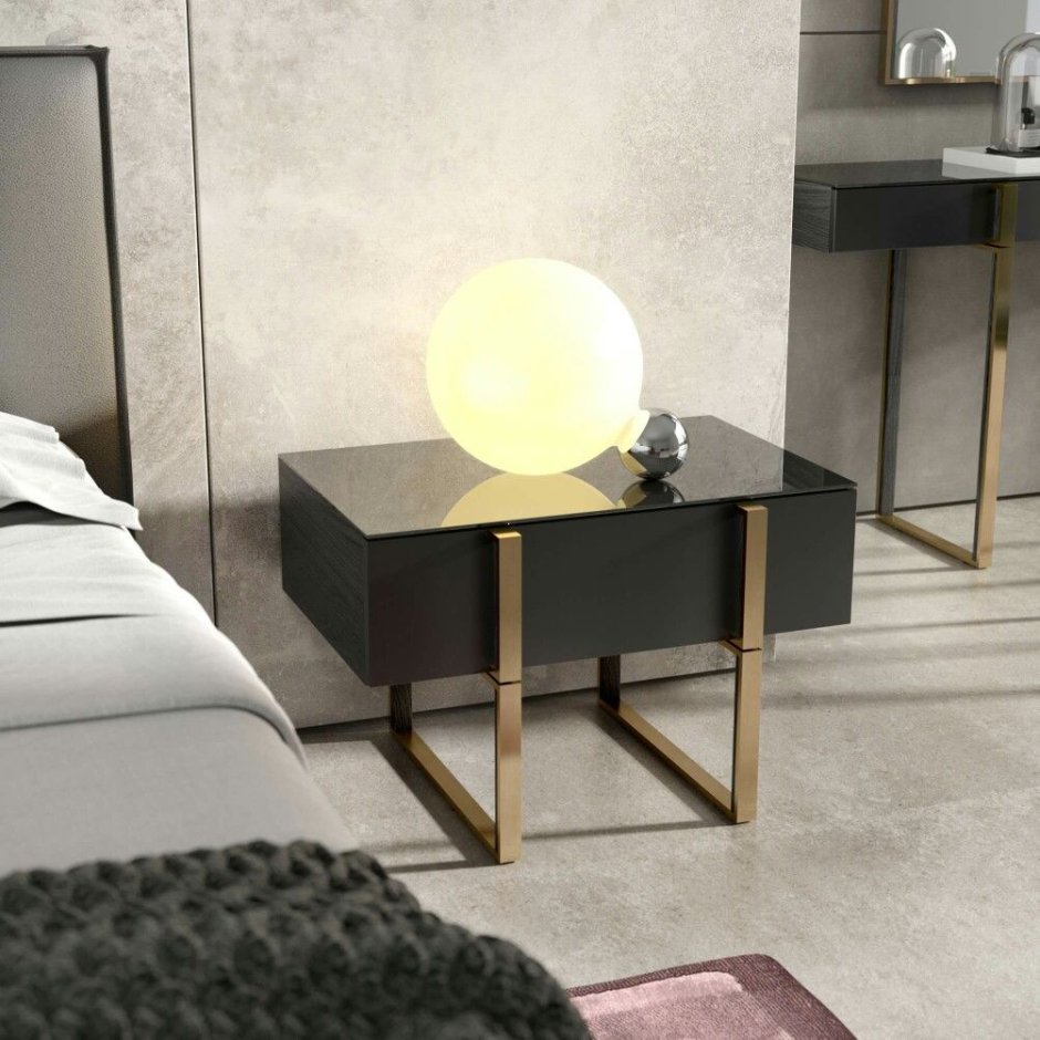 Прикроватная тумба в стиле лофт