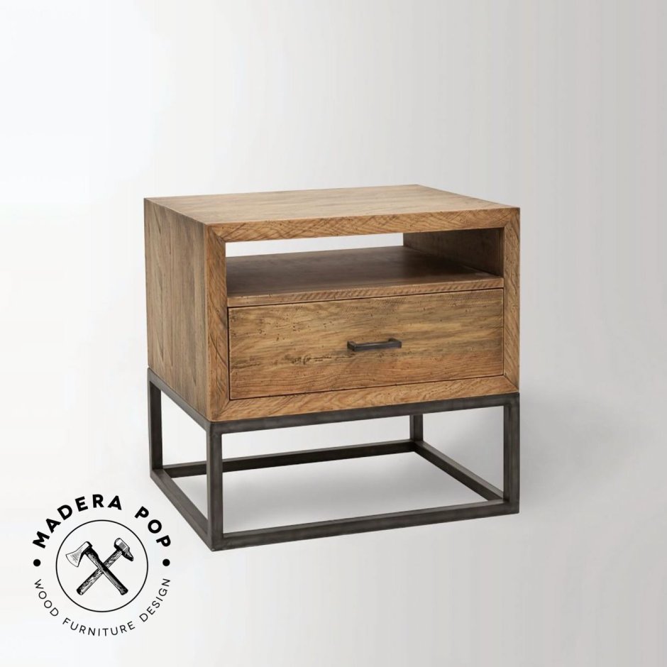 Тумба прикроватная лофт икеа