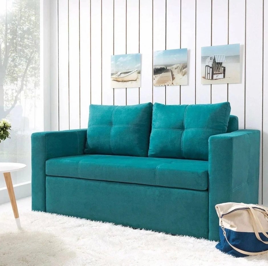 Бирюзовый диван