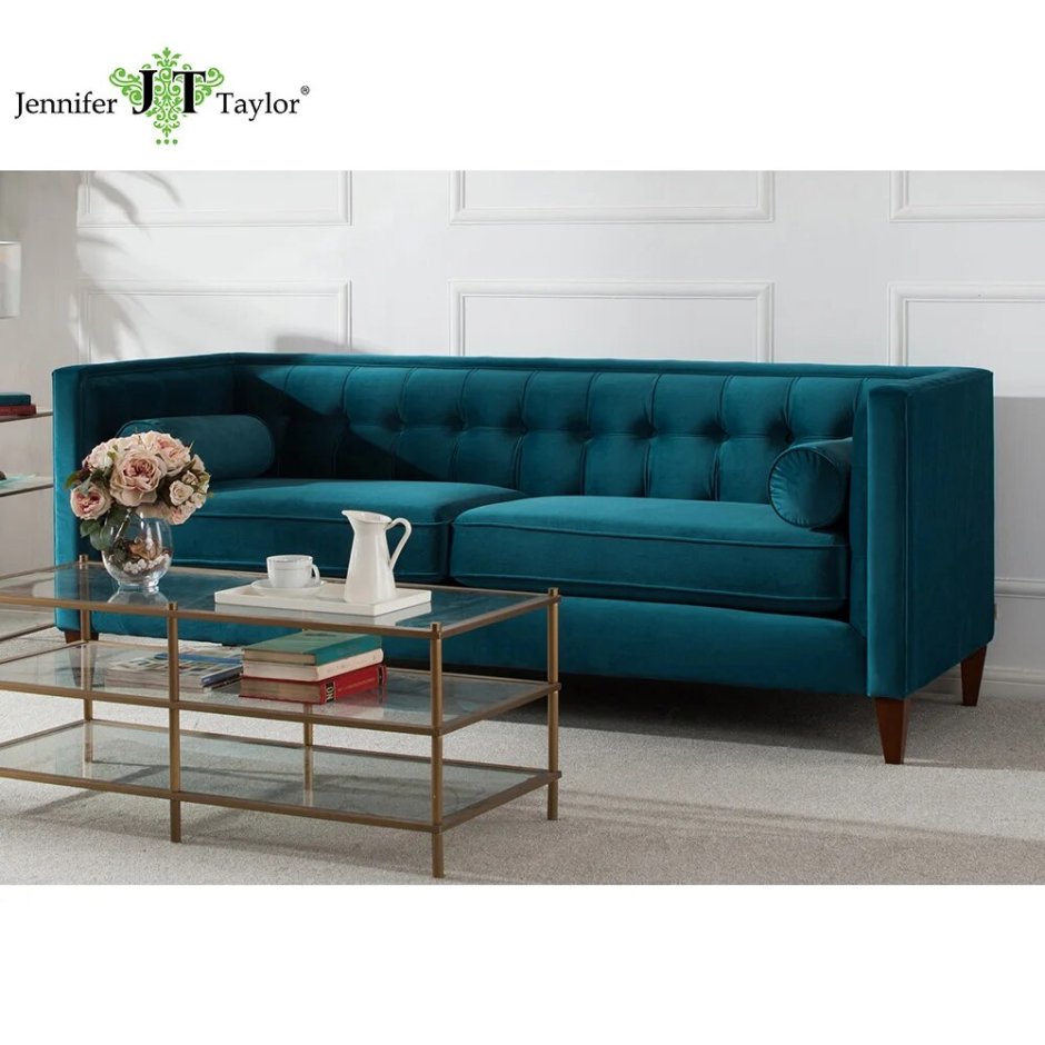 Бирюзовый диван