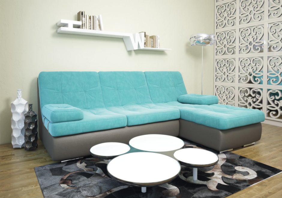 Диван Сканди-2 с оттоманкой