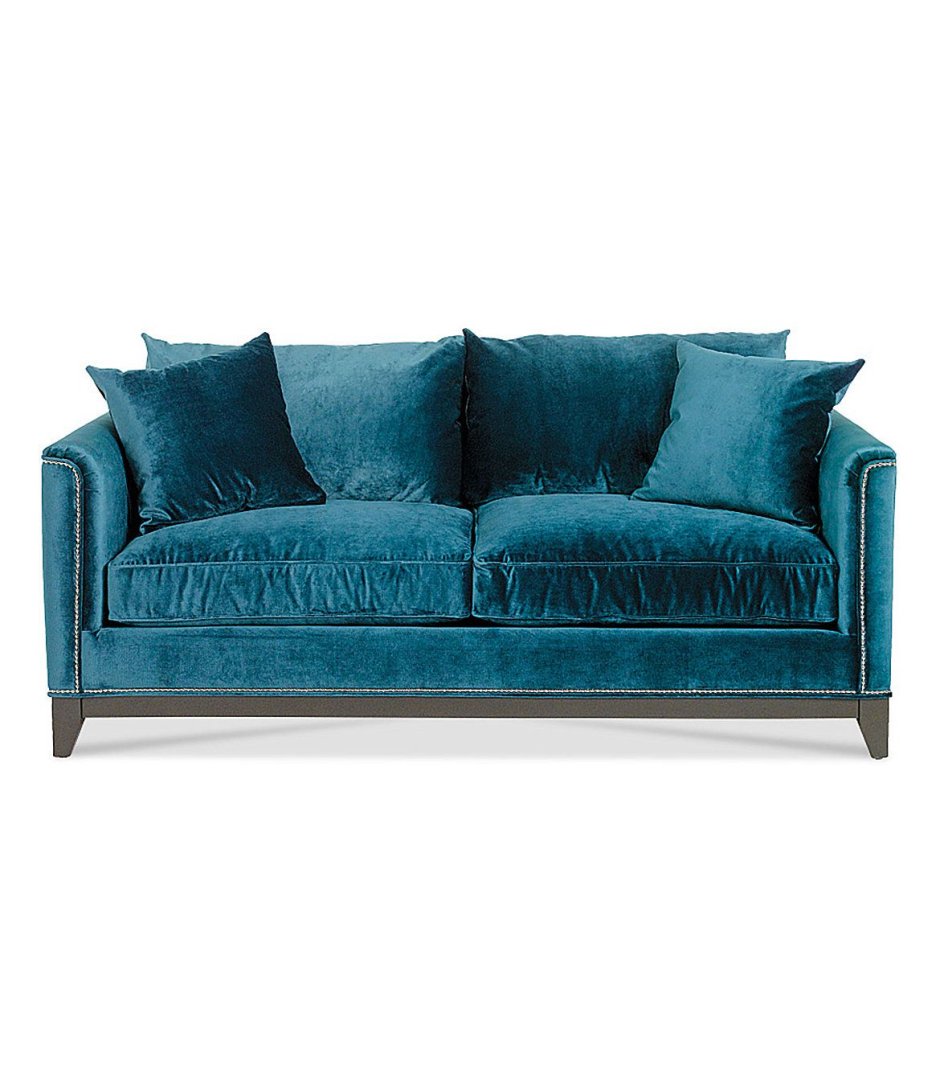 Диван Mystere бирюзовый бархат 120 см