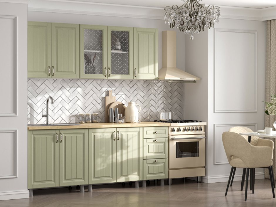 Кухня Прованс SV мебель фисташка
