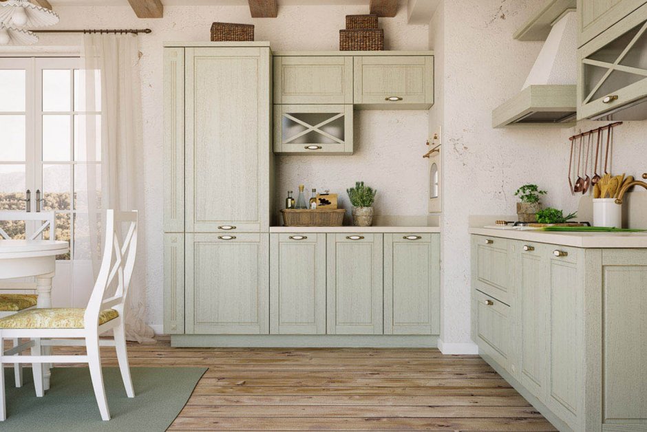 Кухня Геос идеал Эри мятный